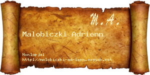Malobiczki Adrienn névjegykártya